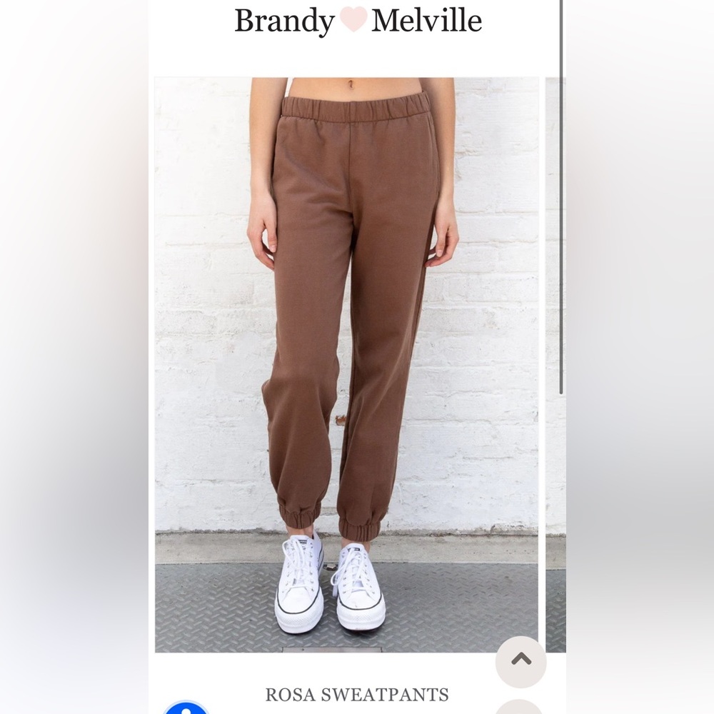 Brandy sweats, one size, in brown